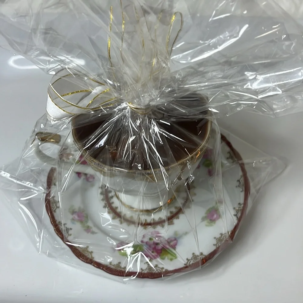 TEA CUP SOY CANDLE VINTAGE TEACUP GIFT CANDLE